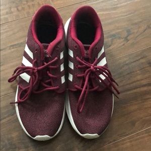 Adidas Cloudfoam Maroon sneakers